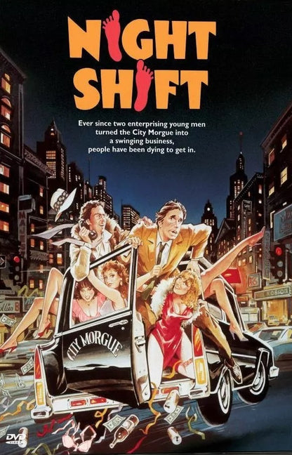 NIGHT SHIFT (1982) Henry Winkler, Michael Keaton, Shelley Long - Public Domain DVD Movie Disc only