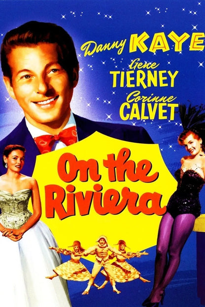 ON THE RIVIERA  (1951) Danny Kaye, Gene Tierney,Corinne Calvet - Public Domain DVD NO CASE