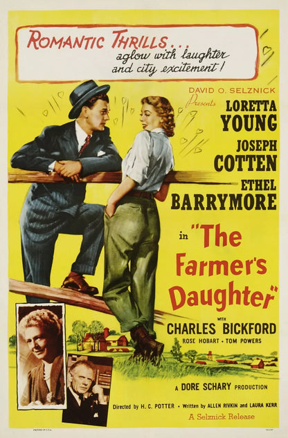 THE FARMER'S DAUGHTER (1947) Loretta Young - Public Domain Movie DVD NO CASE