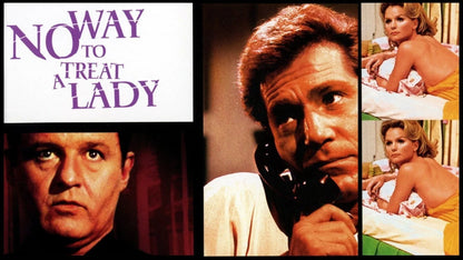 NO WAY TO TREAT A LADY (1968) Rod Steiger Lee Remick, Public Domain DVD NO CASE