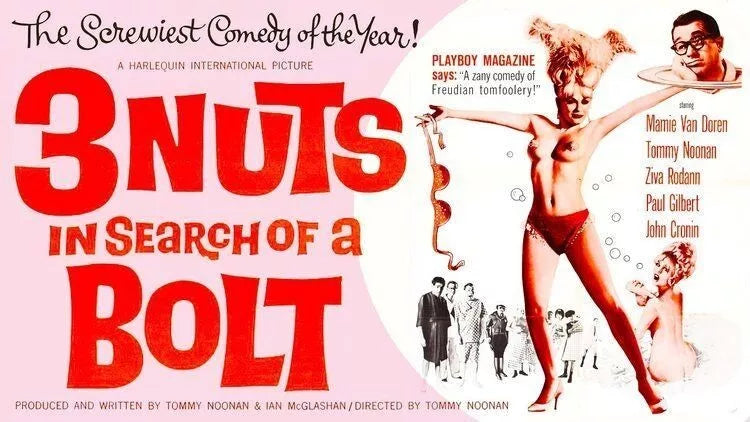 3 Nuts In Search of A Bolt (1964) Mamie Van Doren - Public Domain DVD NO CASE