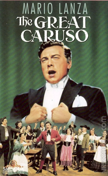 THE GREAT CARUSO (1951) Mario Lanza - On-Off-Subtitles Public Domain DVD NO CASE