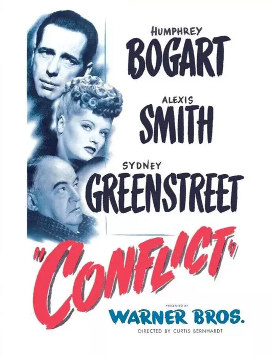 CONFLICT (1945) Rose Hobart, Humphrey Bogart - Public Domain DVD NO CASE