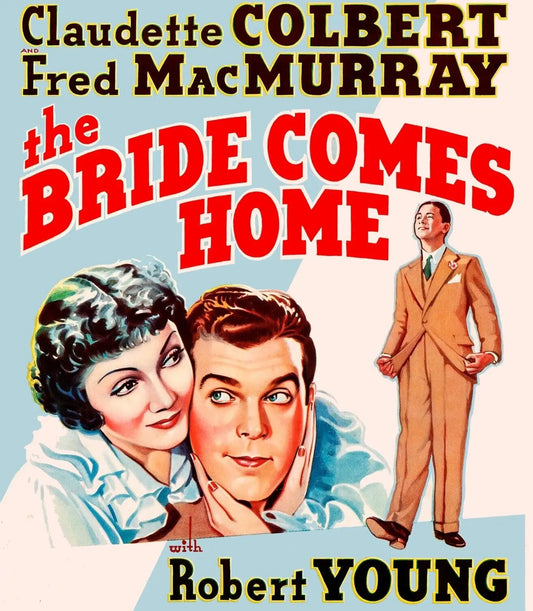 THE BRIDE COMES HOME (1935) Claudette Colbert, Public Domain DVD NO CASE