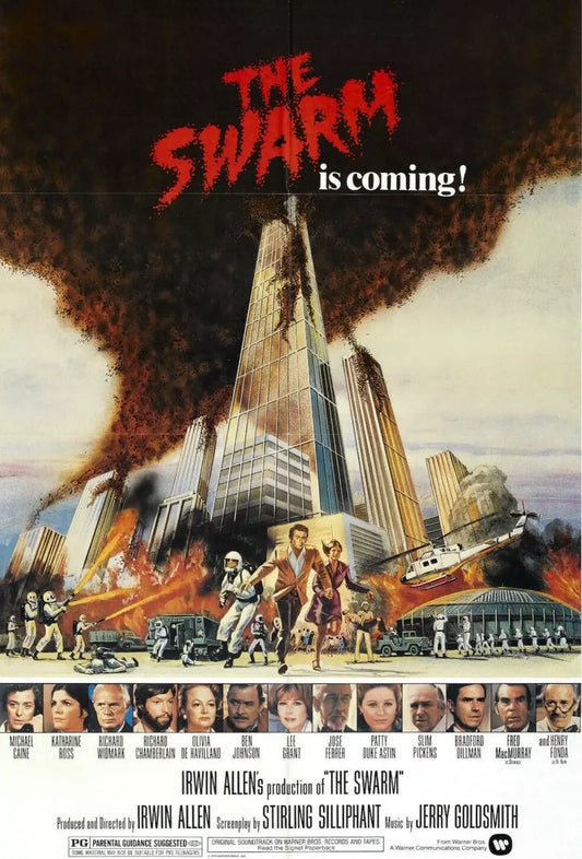 THE SWARM (1978) Michael Caine, Katharine Ross, Richard Widmark - DVD, Public Domain DVD NO CASE