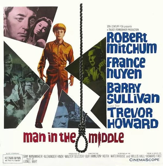 THE MAN IN THE MIDDLE (1964) Robert Mitchum - Public Domain Movie DVD NO CASE