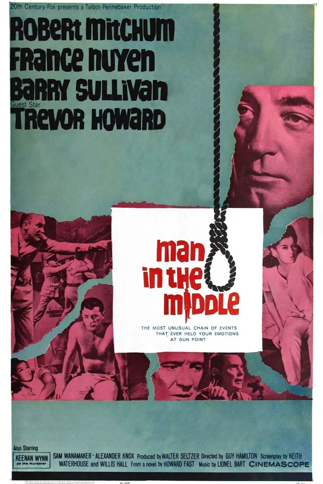 THE MAN IN THE MIDDLE (1964) Robert Mitchum - Public Domain Movie DVD NO CASE