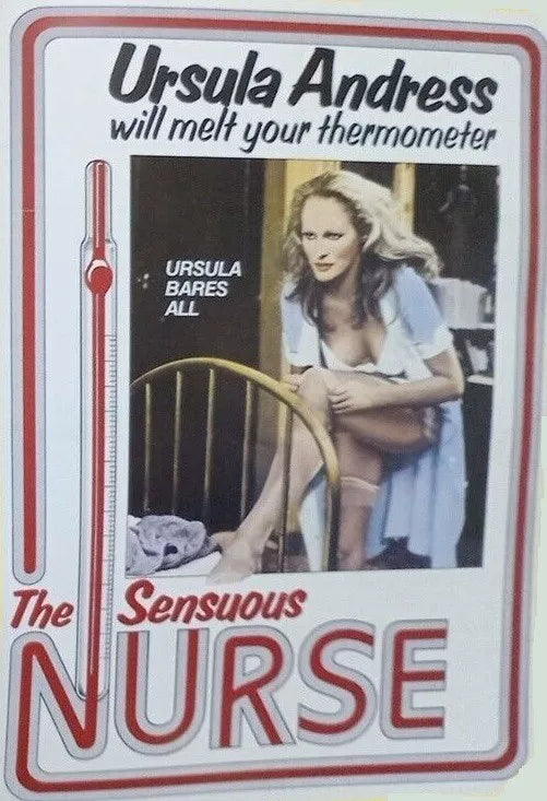 THE SENSUOUS NURSE (1975) Ursula Andress - DVD, Public Domain Movie NO CASE