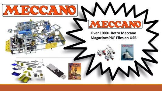 MECCANO MAGAZINE FULL COLLECTION EVERY 1000+ Issue 1906-1989 PDF USB + Manuals