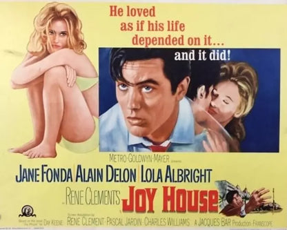 JOY HOUSE (1964) Karl Studer, Jane Fonda - Public Domain DVD NO CASE