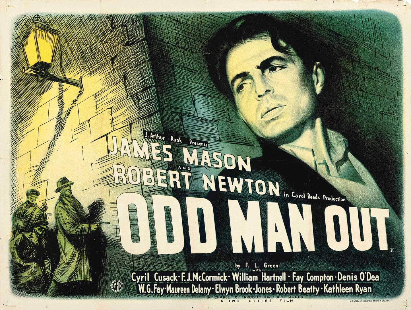 ODD MAN OUT (1947) James Mason - Public Domain DVD NO CASE