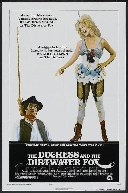 The Duchess & The Dirtwater Fox (1976) Goldie Hawn, George Segal - Public Domain Movie DVD NO CASE