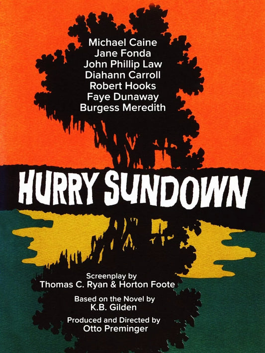 HURRY SUNDOWN (1967) Michael Caine, Jane Fonda - Public Domain DVD NO CASE