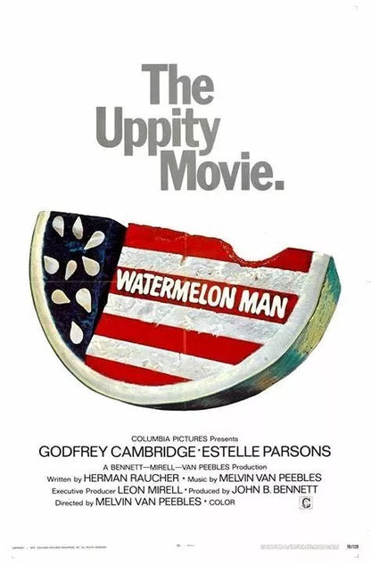 WATERMELON MAN (1970) Estelle Parsons D'urville Mart- Public Domain DVD NO CASE