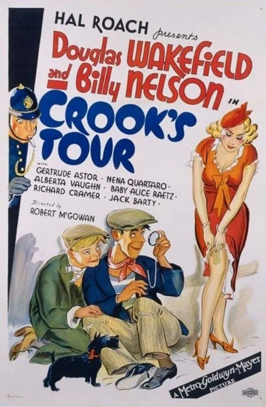 CROOK'S TOUR (1940) Basil Radford - Public Domain DVD NO CASE