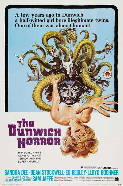 THE DUNWICH HORROR (1970) Sandra Dee,Dean Stockwell,Ed Begley - Public Domain DVD NO CASE