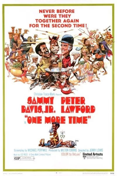 ONE MORE TIME (1970) Sammy Davis Jnr, Public Domain DVD NO CASE