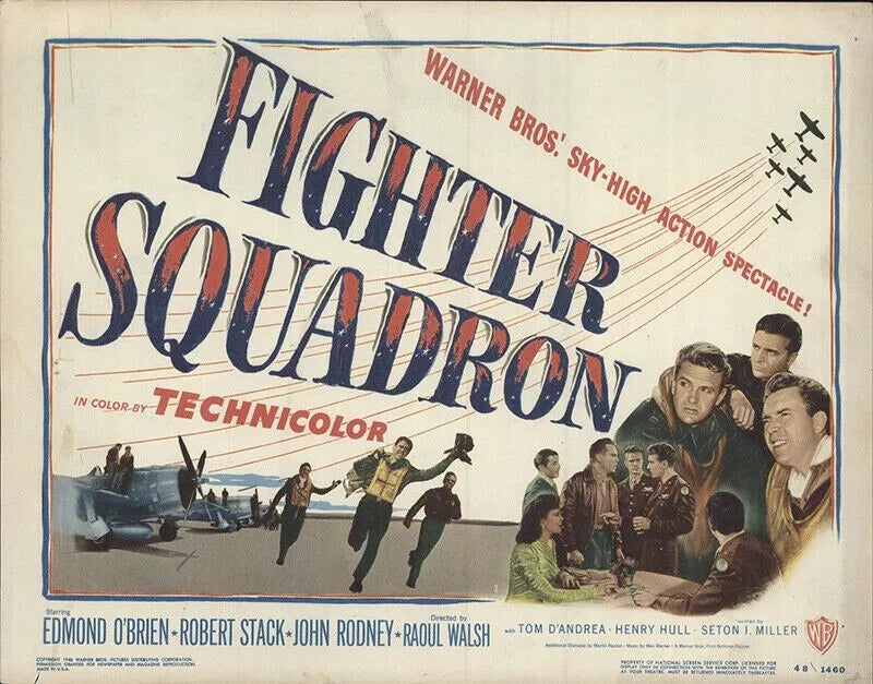 FIGHTER SQUADRON (1948) Edmond O'Brien - Public Domain DVD NO CASE