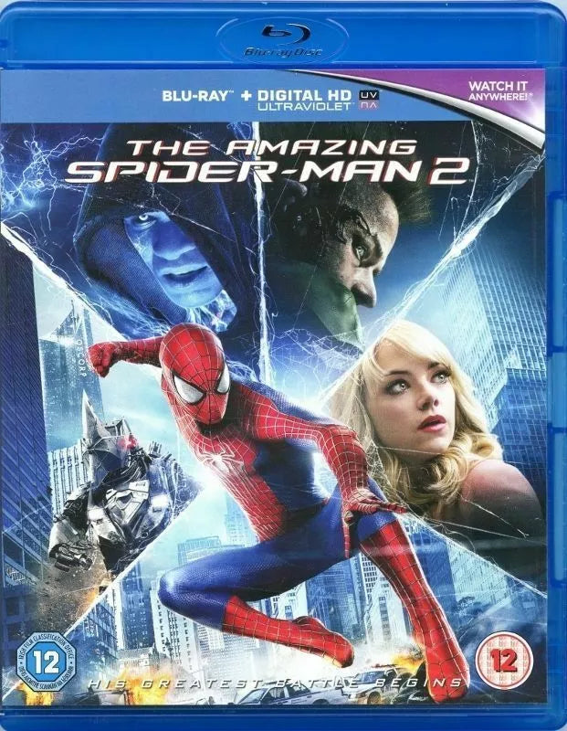 THE AMAZING SPIDER-MAN 2 -  BLU-RAY **NEW SEALED** FREE POST**