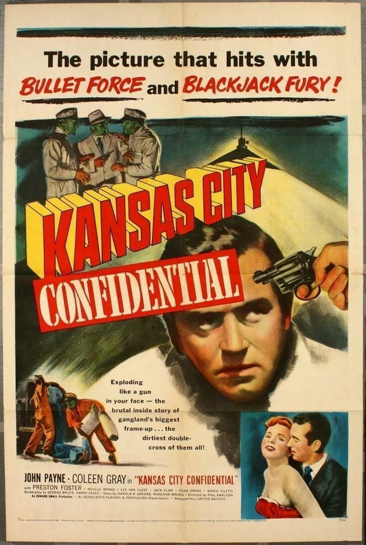 Kansas City Confidential -  (1952) - B&W Public Domain DVD NO CASE