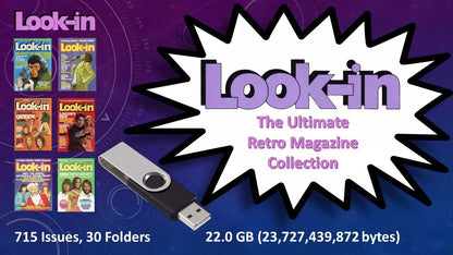 LOOK-IN RETRO MAGAZINE COLLECTION - 715 COMICS & ANNUALS ON USB