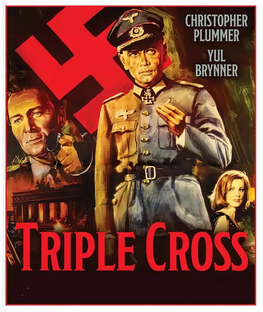 TRIPLE CROSS (1966) Christopher Plummer,Romy Schneider,Trevor Howard,,Yul Brynner - Public Domain DVD NO CASE