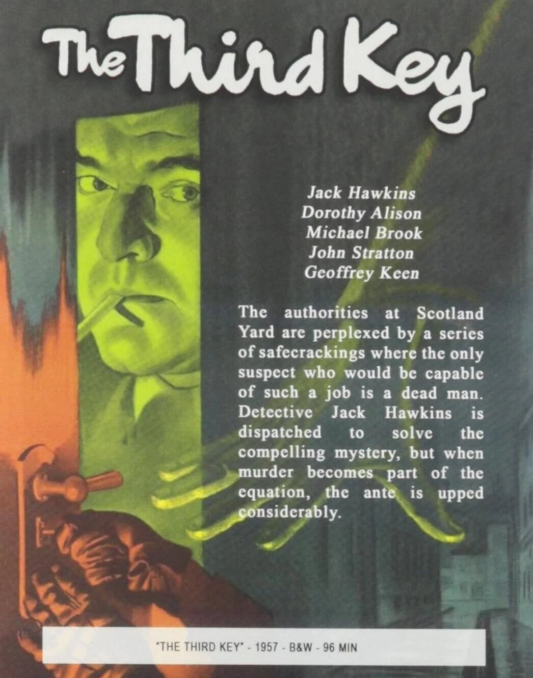 THE THIRD KEY (1956) Jack Hawkins - Public Domain Movie DVD NO CASE