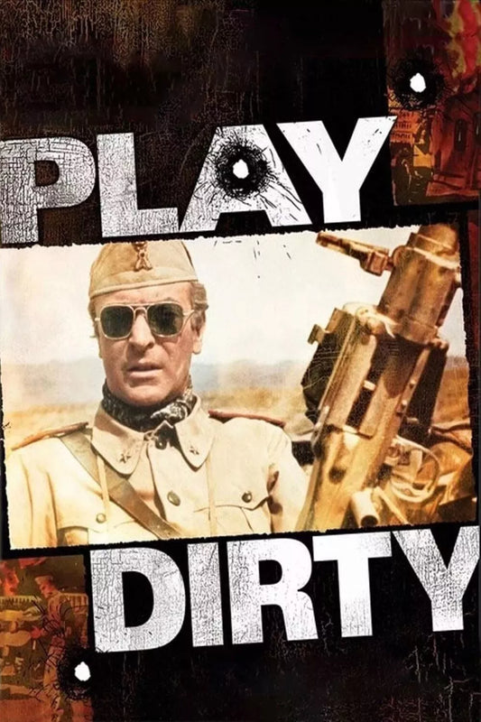 PLAY DIRTY  (1969) Michael Caine, Nigel Davenport - Public Domain DVD NO CASE