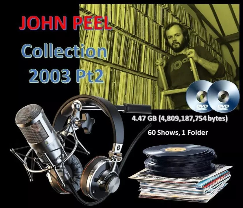 JOHN PEEL - 2003 Pt2 - Retro Old Time Radio Shows MP3  x2 DVDROM