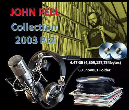 JOHN PEEL - 2003 Pt2 - Retro Old Time Radio Shows MP3  x2 DVDROM