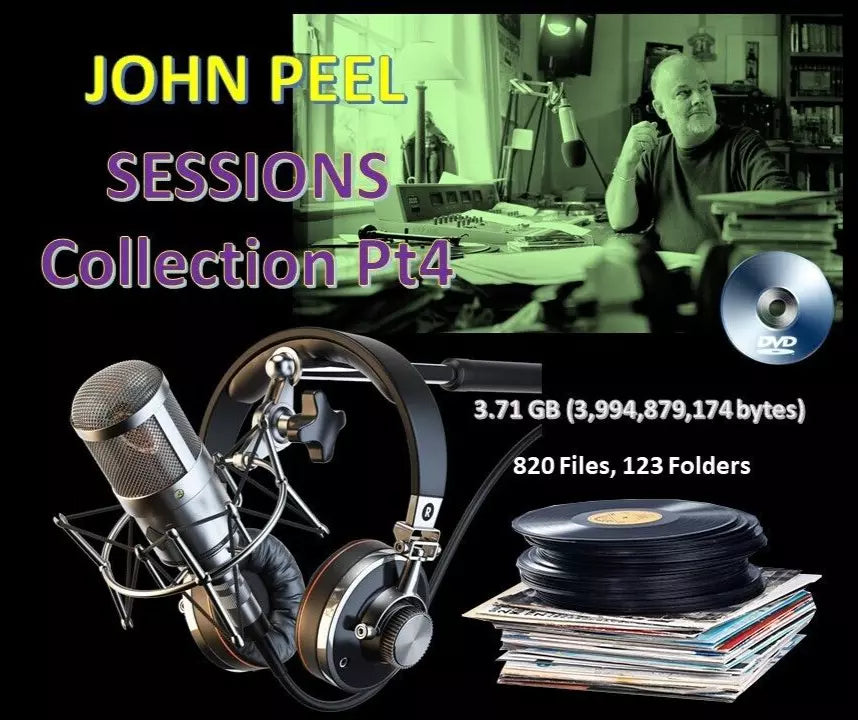 JOHN PEEL - SESSIONS PT 4 - Retro Old Time Radio Shows MP3 DVDROM