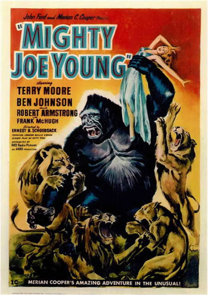 MIGHTY JOE YOUNG  (1949) - Ben Johnson, Frank Mchugh - Public Domain DVD NO CASE