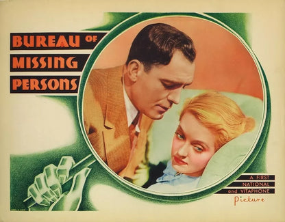 BUREAU OF MISSING PERSONS (1933) Bette Davis - DVD, Public Domain DVD NO CASE