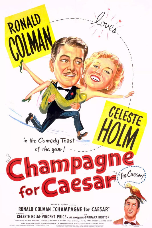 CHAMPAGNE FOR CAESAR (1950) - Vincent Price - Public Domain DVD NO CASE