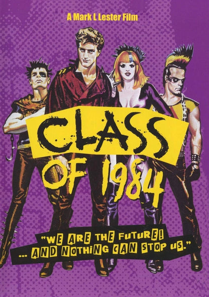 CLASS OF 1984 (1982) Perry King,Merrie Lynn Ross,Timothy Van Patten,Stefan Arngrim,Michael J Fox,Roddy McDowall - PUBLIC DOMAIN DVD ONLY NO CASE