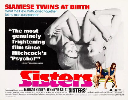 SISTERS (1972) Margot Kidder and Lisle Wilson - Public Domain DVD NO CASE