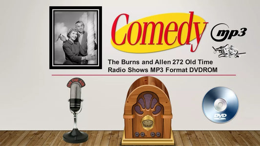 THE BURNS AND ALLEN SHOW - 272 Old Time Radio Shows MP3 Audio DVDROM