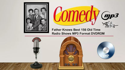 FATHER KNOWS BEST - 156 Old Time Radio Shows MP3 Audio DVDROM