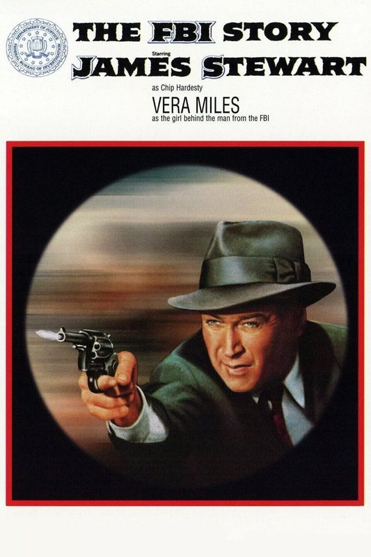 THE FBI STORY (1959) James Stewart,Vera Miles,Nick Adams - Public Domain Movie DVD NO CASE