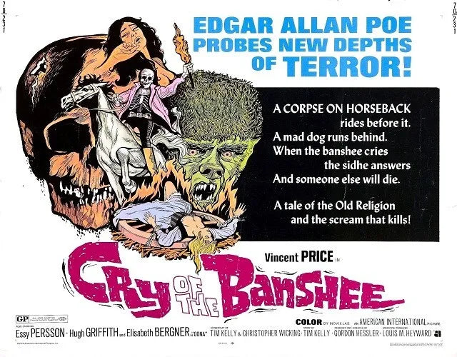 CRY OF THE BANSHEE  (1970)  Vincent Price - Public Domain Movie DVD NO CASE