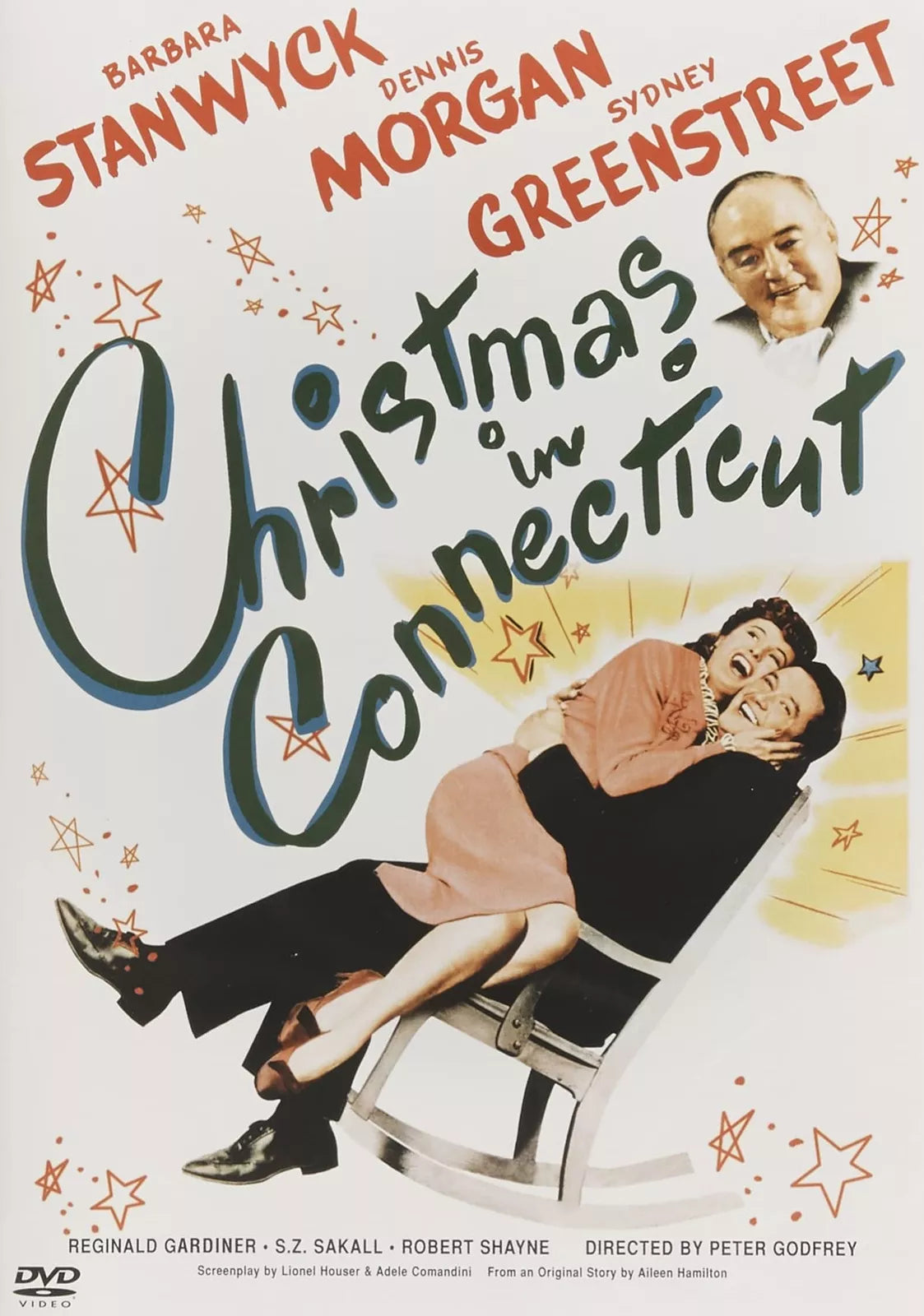 CHRISTMAS IN CONNECTICUT (1945) BARBARA STANWYCK , Public Domain DVD NO CASE