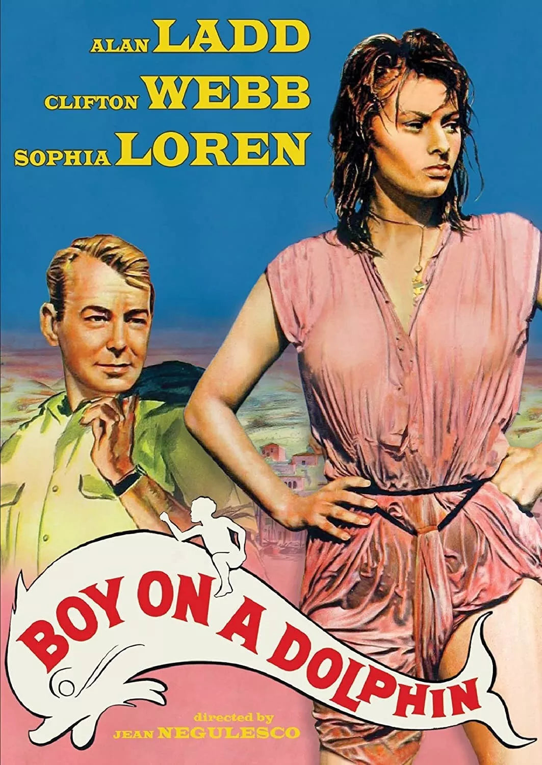 BOY ON A DOLPHIN  (1957) Sophia Loren, Alan Ladd - DVD-Public Domain DVD NO CASE