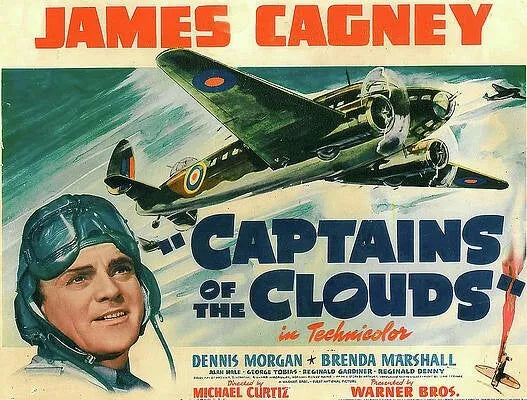 "Captains of The Clouds" (1942) James Cagney, Public Domain DVD NO CASE