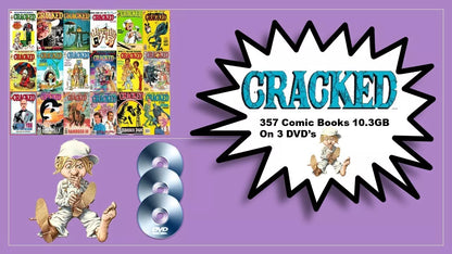 CRACKED: 357 Issues of Cracked 1958-2004 on USB + EXTRAS