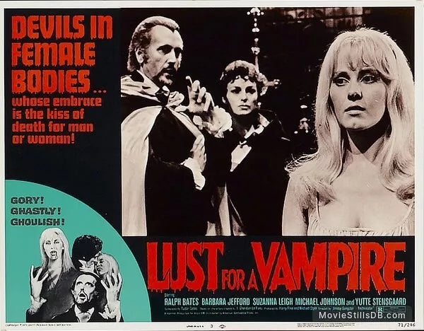 LUST FOR A VAMPIRE  (1971) Ralph Bates,Suzanna Leigh - Public Domain DVD NO CASE