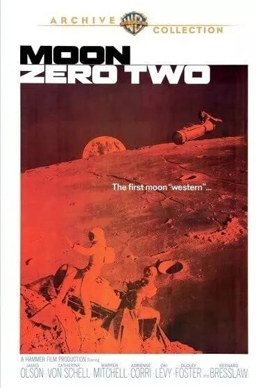 MOON ZERO TWO (1969) Adrienne Corri, Bernard Bressl -  Public Domain DVD NO CASE