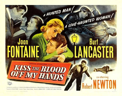 KISS THE BLOOD OFF MY HANDS (1948) Joan Fontaine- Public Domain DVD NO CASE