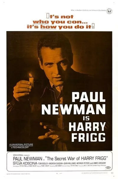 THE SECRET WAR OF HARRY FRIGG (1968) Paul Newman - Public Domain DVD NO CASE