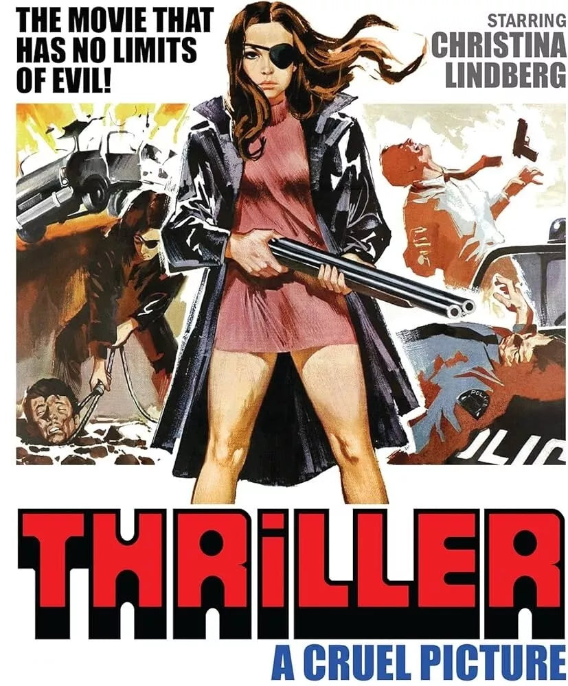 THRILLER A CRUEL PICTURE (1974) (Swedish Language & English Subtitles) Christina Lindberg, Heinz Hopf - Public Domain DVD NO CASE- Public Domain DVD NO CASE