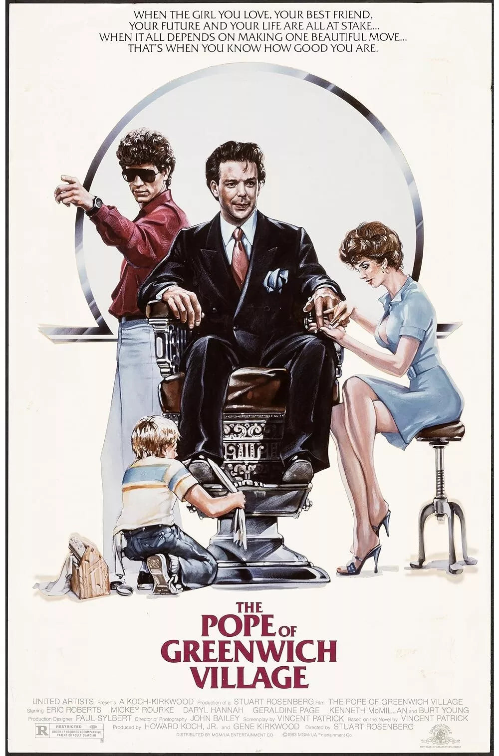 THE POPE OF GREENWICH  (1984)  Mickey Rourke,Daryl Hannah - Public Domain DVD NO CASE